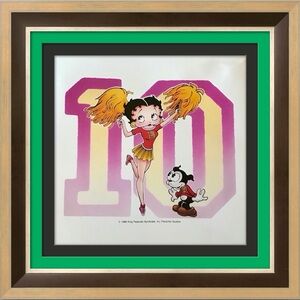Vintage Betty Boop "Cheerleader" Art Print